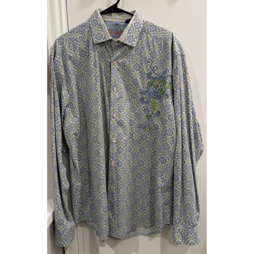 Robert Graham Men's Long Sleeve XL EUC